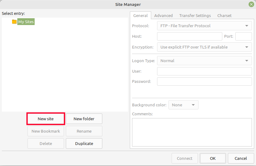 connect-with-sftp-filezilla-new-site.png