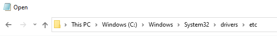 WindowsNotepadHostsFolder.png