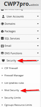 CWPADMINSecurityModSecurity.png
