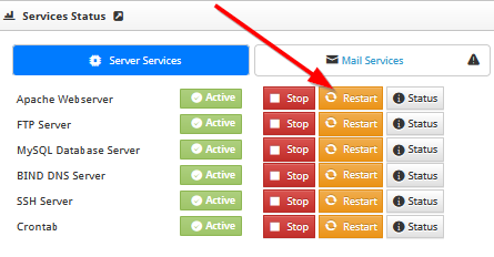 CWPServicesStatus_Restart_Apache_Webserver.png