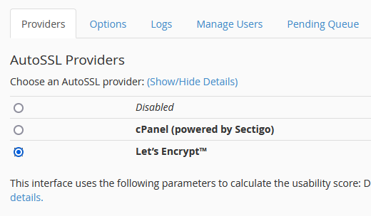 WHMManageAutoSSLSelectProvider.PNG